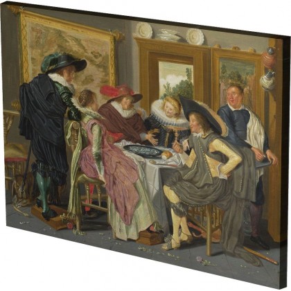 Dirck Hals - A Party at Table