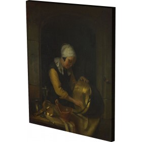 Godfried Schalcken - An Old Wo