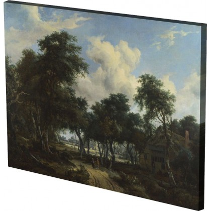 Meindert Hobbema - A Woody Lan