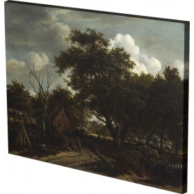 Meindert Hobbema - Cottages in