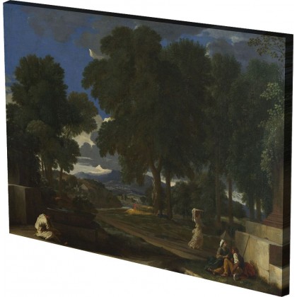 Nicolas Poussin - Landscape wi
