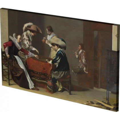 Willem Duyster - Two Men playi